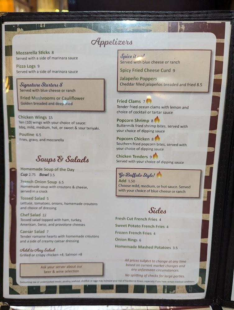 Main Street Restaurant Menu image 2